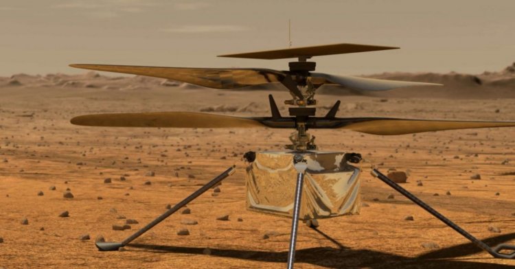 Mars'taki ilk helikopterin ilk mesajı Dünya'ya ulaştı!