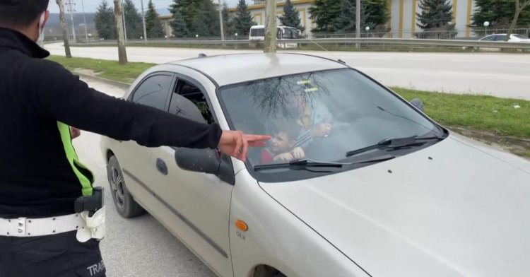 Polis bu sefer ceza kesmedi, örnek olmasını istedi