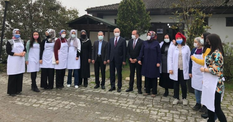 ÖZLÜ BELMEK’İ ZİYARET ETTİ!