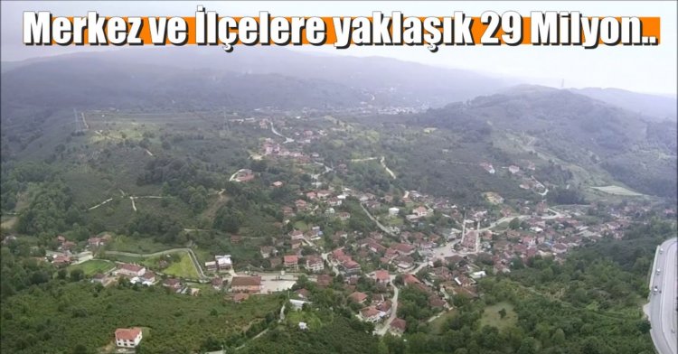 KÖYDES’TEN DÜZCE’YE ÖDENEK GELDİ