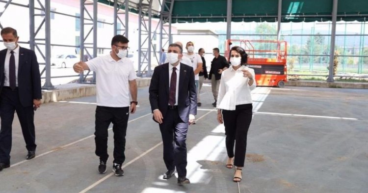 Bahçeşehir spor kompleksi yükseliyor