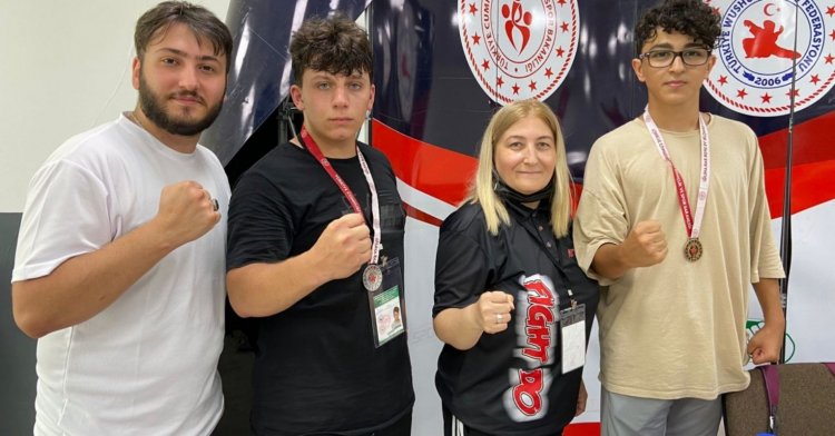 Wushuda sporcular kürsünün sahibi!