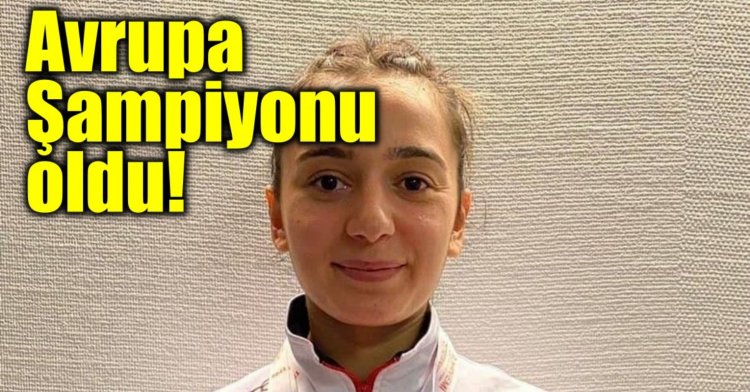 Avrupa Şampiyonu oldu!