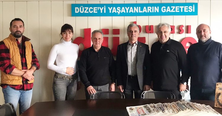 CHP’den Gazete burasıdüzce’ye ziyaret..