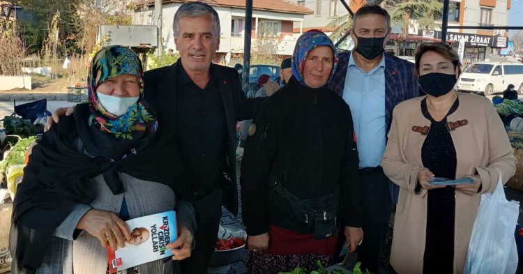 Pazarcı esnafını dinlediler!