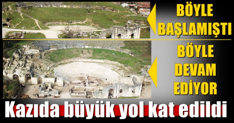 Kazı çalışmalarında büyük yol kat edildi