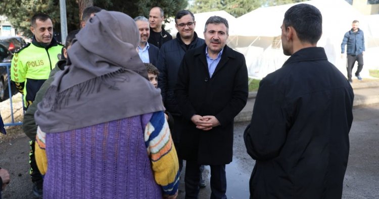 Atay; “Çadırlarda 2 bin 786 kişi barınmakta”