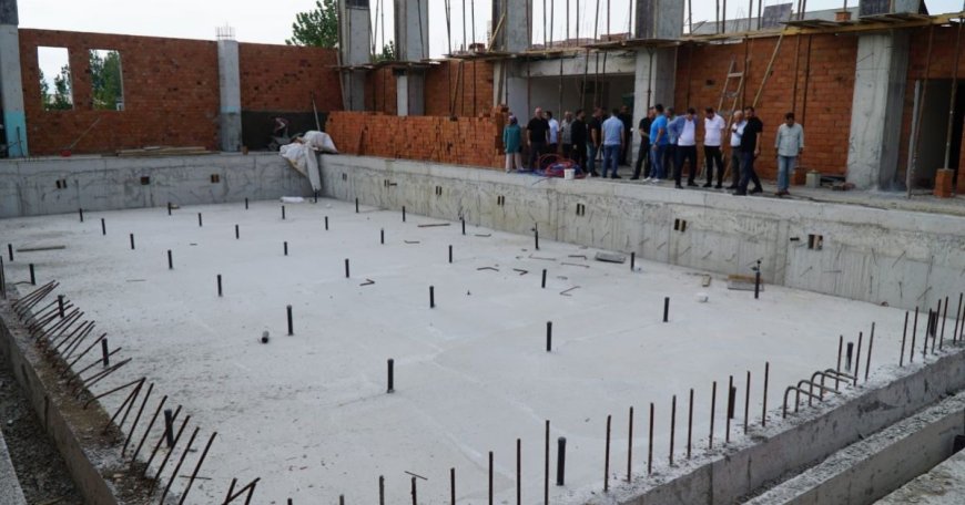 Düzce yüzme havuzu inşaatı hızla ilerliyor